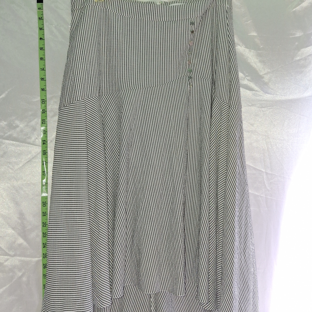 Calvin Klein Black and White A-Line Skirt